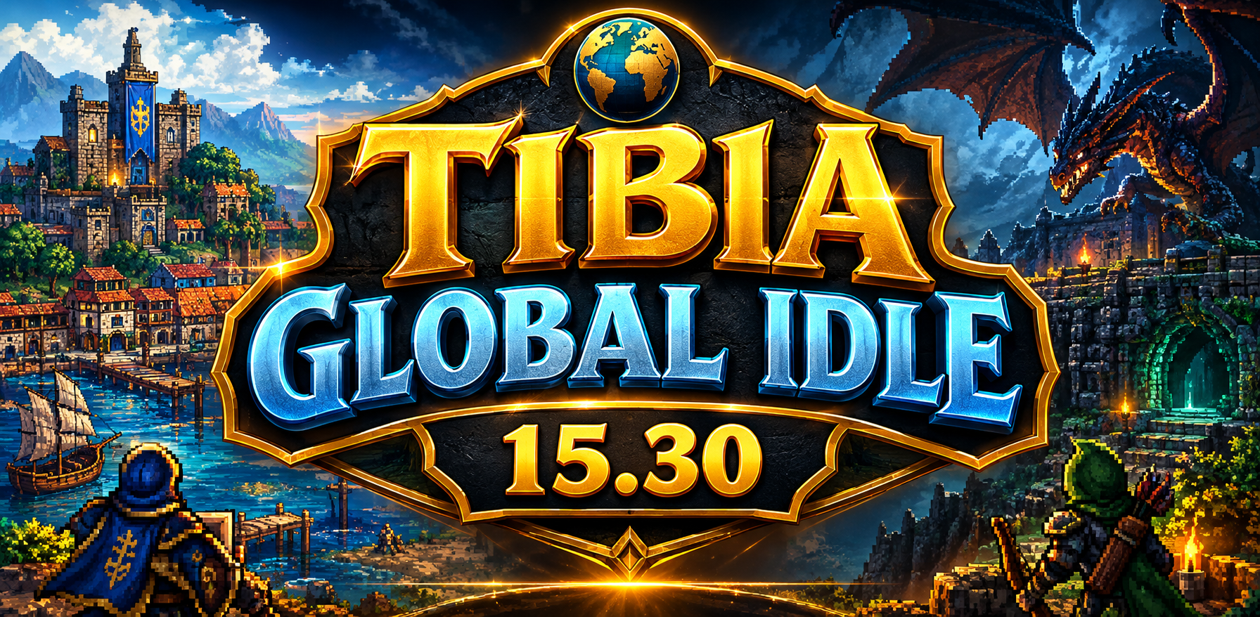 NOVO Tibia Global IDLE 15.30 (Browser)